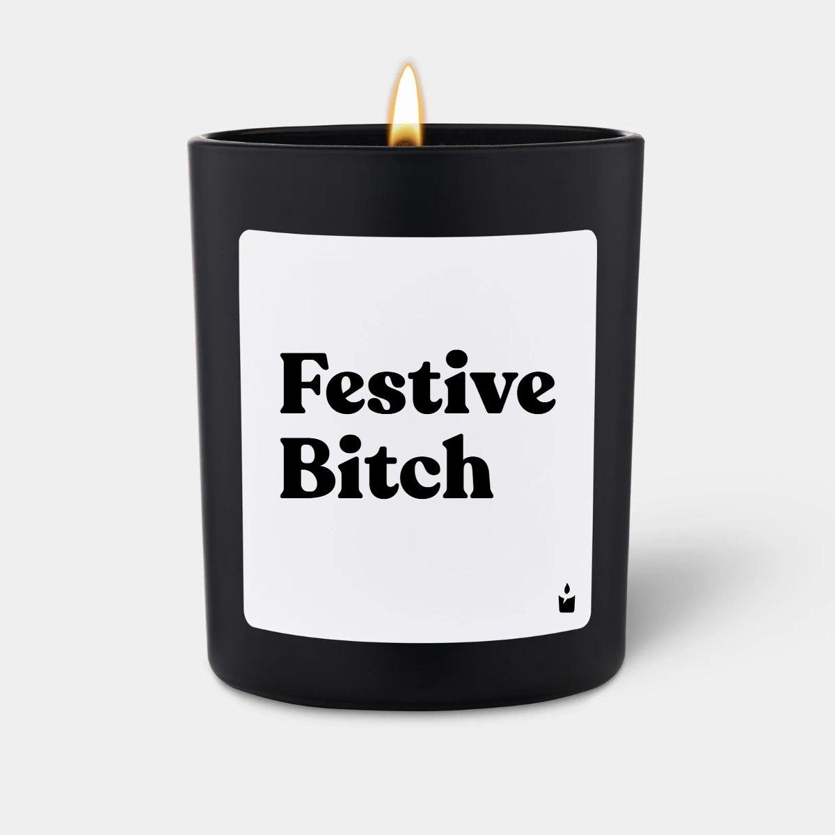 Chatty Candles, Candela Profumata, Candela Profumata Woody Festive Bitch