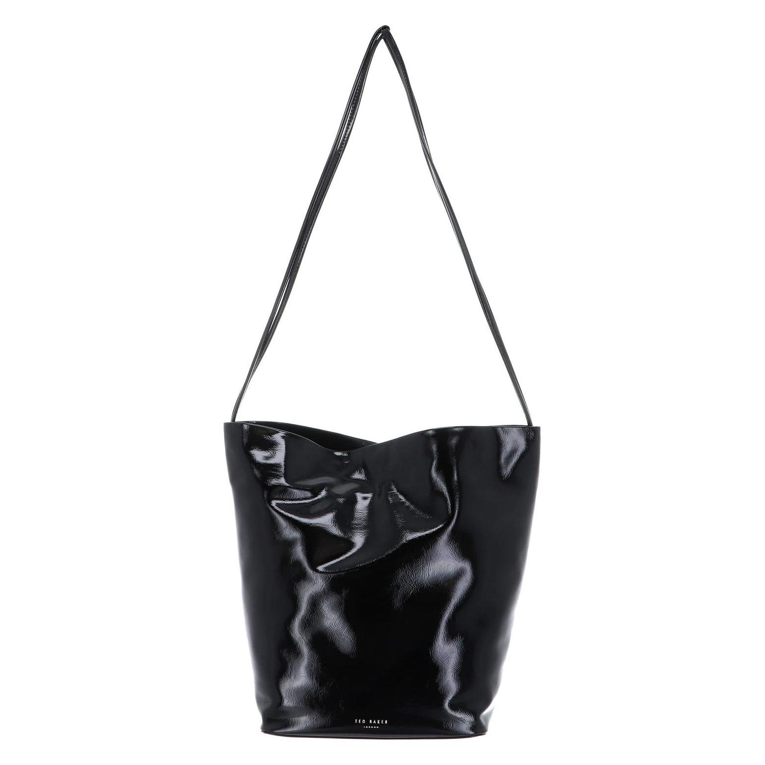 Ted Baker, Damen, Handtasche, Kayylyn Thin Strap Mini Crinkle Bag, Schwarz