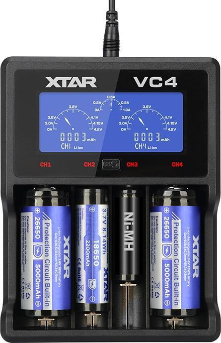 Produktbild Xtar VC4 (1 Stk., C, AAAA, AAA, A, AA, D, Ladegerät ohne Akku)