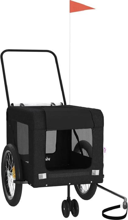 Produktbild vidaXL Fahrradanhänger Hund