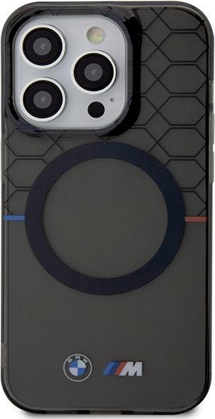 Actual product image BMW BMHMP13LHGPK iPhone 13 Pro / 13 6.1" szary/grey Pattern MagSafe (Apple iPhone 13 Pro)