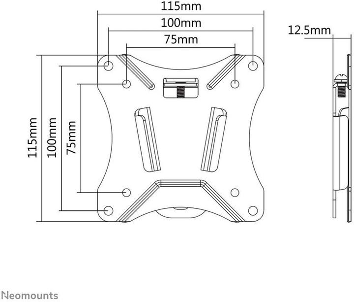 Image du produit Neomounts Ultrathin Wall Mount (Mur, 30", 25 kg)