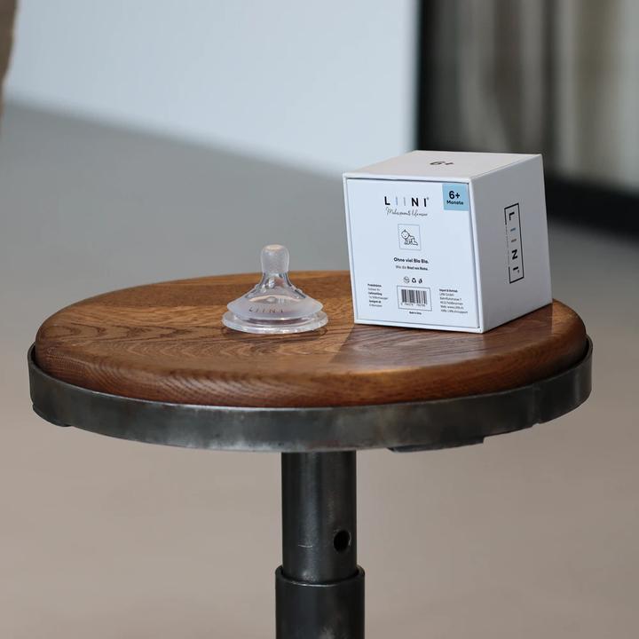 Actual product image Liini Bottle teat with breast structure 6+