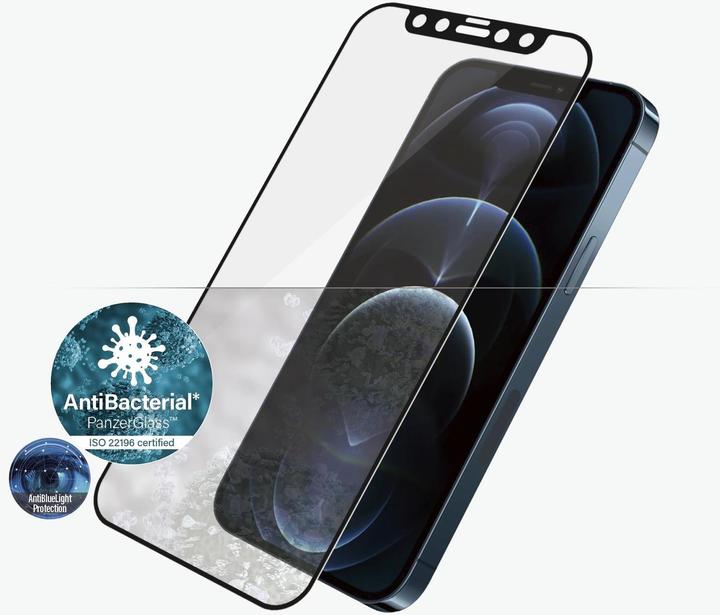 Produktbild PanzerGlass Case Friendly Black AB ABL (1 Stück, Apple iPhone 12 Pro Max)