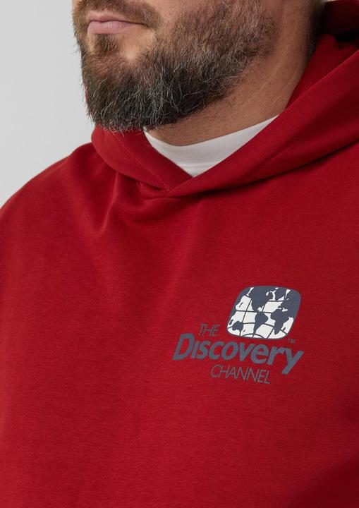 Produktbild s.Oliver Sweatshirt Softer Hoodie im Relaxed Fit mit Artwork (5XL)