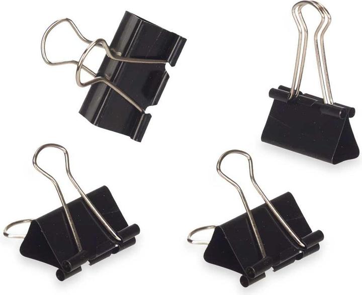 Immagine prodotto Pincello Graffette Clip grandi in metallo nero (24 pezzi) (24 x)