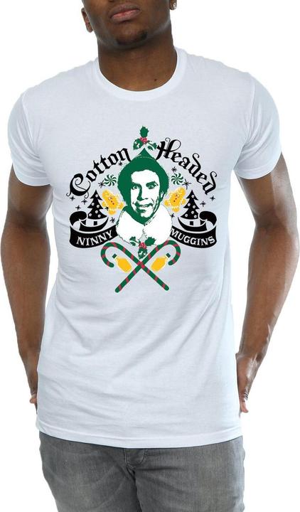 Actual product image Elf Mens Cotton Headed Ninny Muggins T-Shirt (XXL)