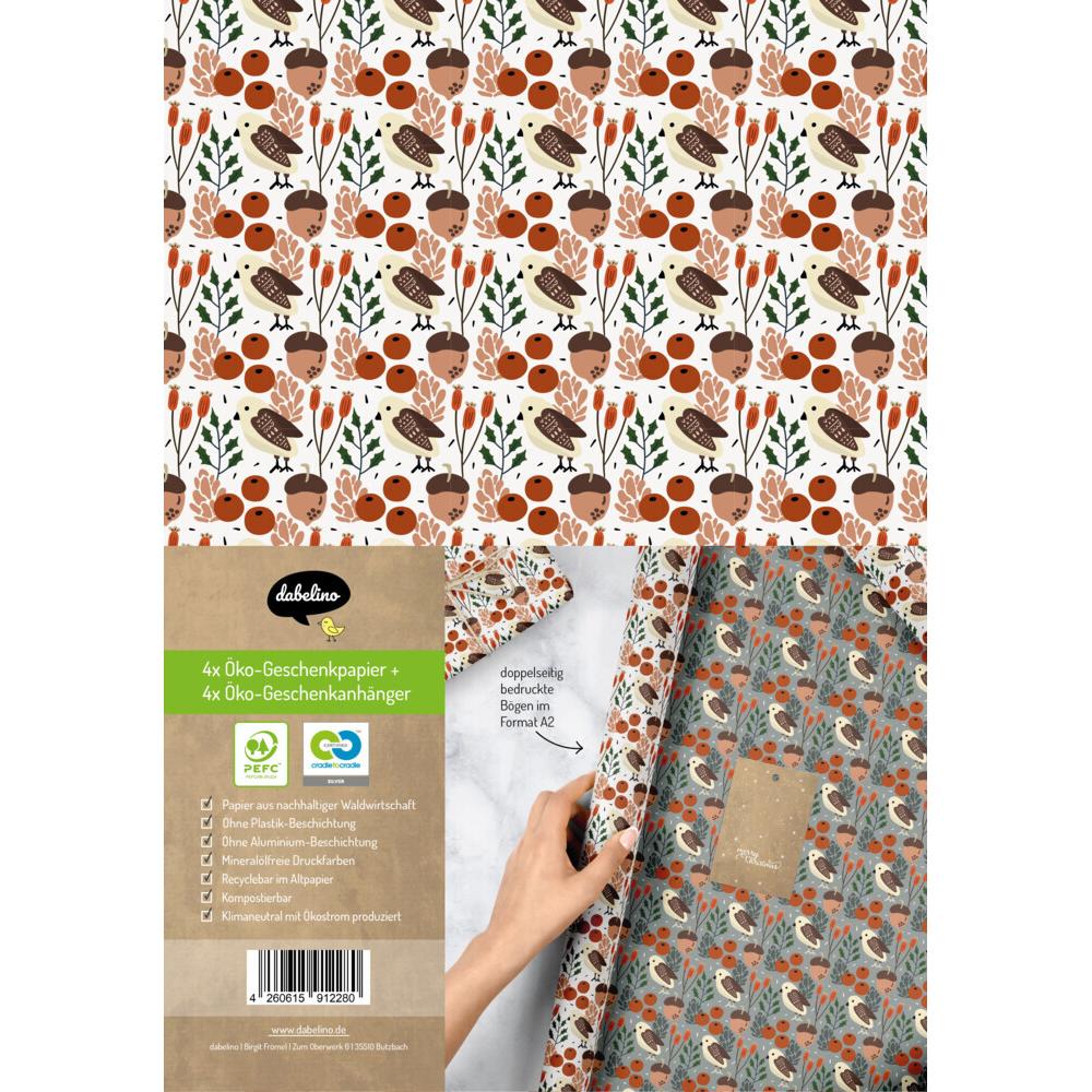 Dabelino, Geschenkverpackung, Geschenkpapier Set Weihnachten für Erwa (Geschenkpapier, 1 x)