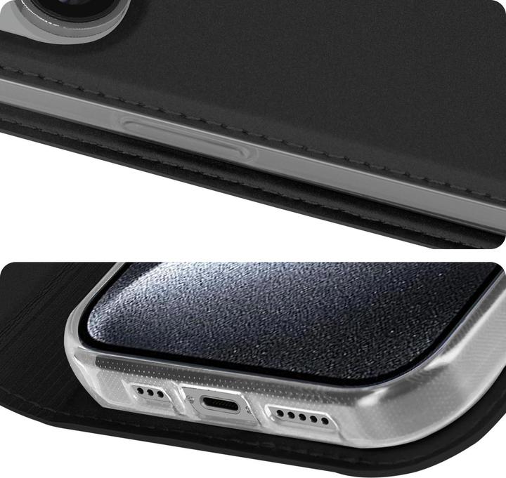 Immagine prodotto Dux Ducis Custodia Skin Pro Card Wallet per iPhone 15 - Nero (Apple iPhone 15)
