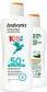 Actual product image Babaria KIDS SPF50+ LECHE PROTECTORA RESISTENTE AL AGUA 200ML + BALSAMO ALOE 100ML (Suntan cream, SPF 50, 200 ml)