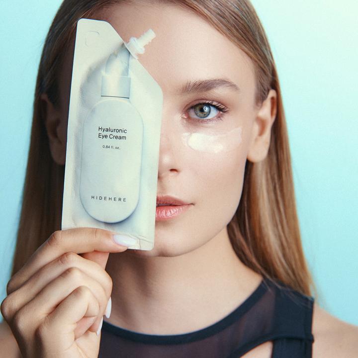 Image du produit Hidehere Crème pour les yeux à l'acide hyaluronique (Crème pour les yeux, 25 ml, Jour + nuit)