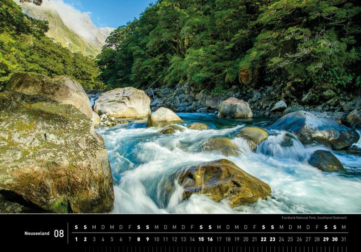 Produktbild Neuseeland Premiumkalender 2026