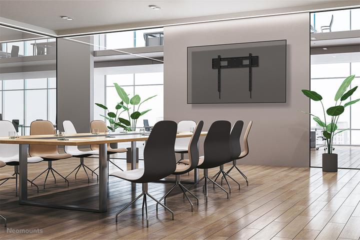 Immagine prodotto Neomounts Supporto a parete 800x600mm 125kg/43-98"/fisso/nero/carico pesante (Muro, 98", 125 kg)