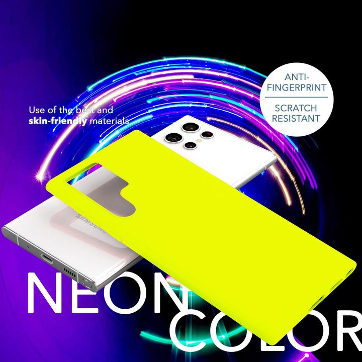 Produktbild Nalia Neon Silikon Hülle mit 2x Displayschutz (Samsung Galaxy S23 Ultra)