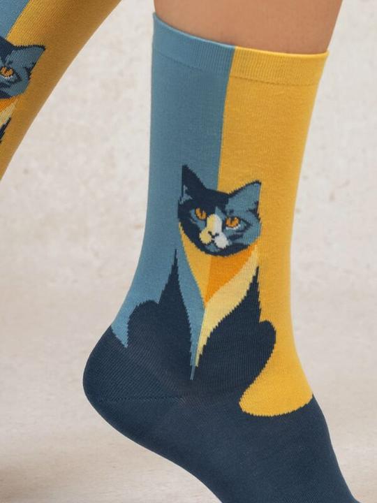 Actual product image Bleuforêt Socken Katze (36 - 40)