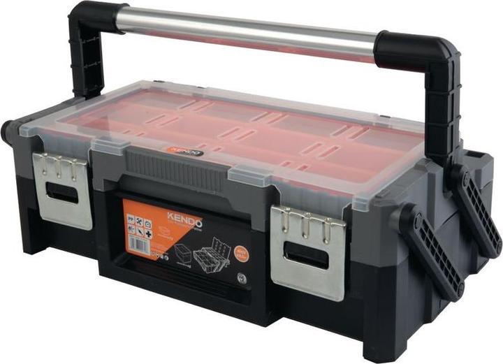 Actual product image Kendo Small parts case with 18 boxes