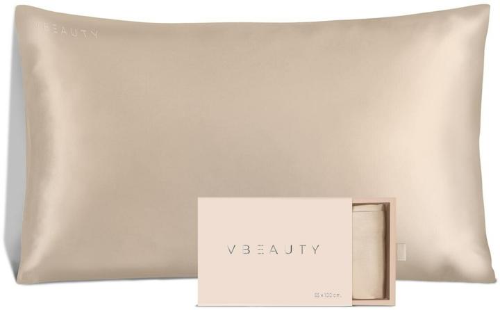 Actual product image VBEAUTY Seidenkissenbezug 65 X 100 Cm Champagner (Pillowcase)