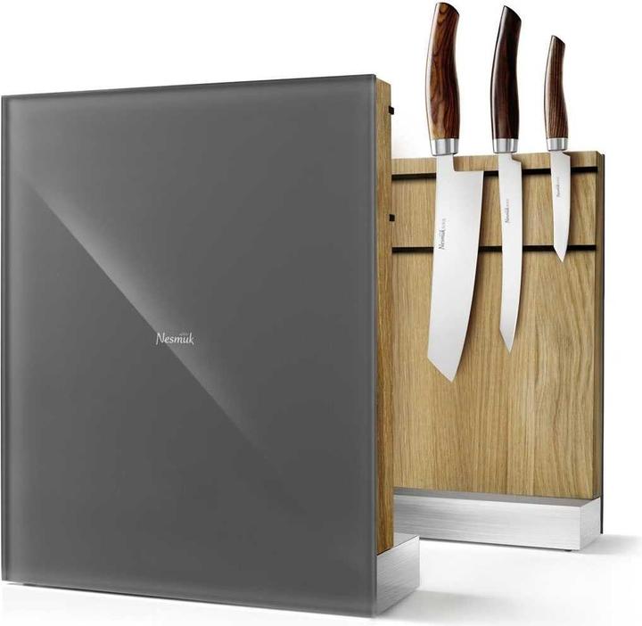 Produktbild Nesmuk Messenblok, eikenhout naturel grijs