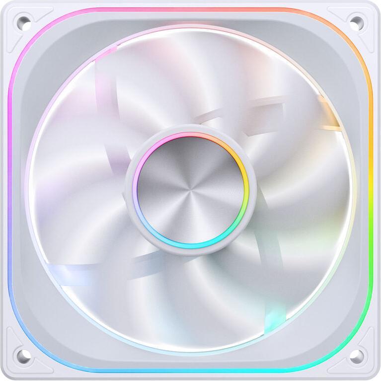 Jonsbo ZA-120 Lüfter, PWM, ARGB - 120mm, weiss (120 mm, 1 x), Ventola PC, Bianco