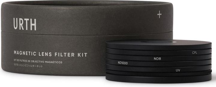 Produktbild Urth 77mm Magnetic Essential Kit (Plus+) (UV+CPL+ND8+ND1000) (77 mm, Polarisationsfilter)