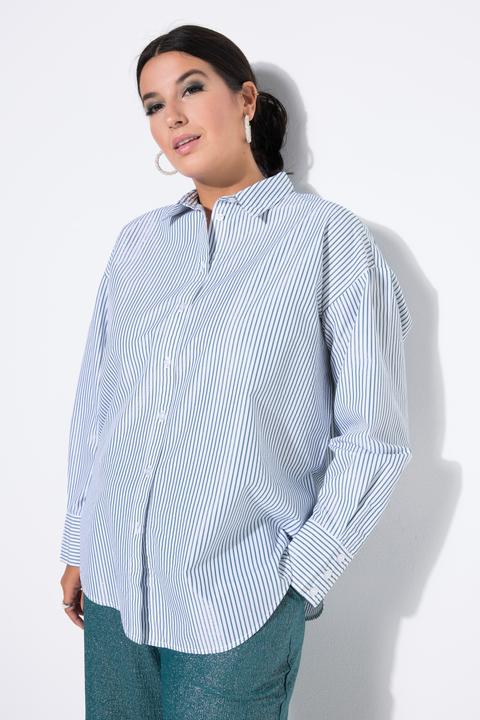 Immagine prodotto Studio Untold Camicia dal taglio oversize con righe glitterate (60)