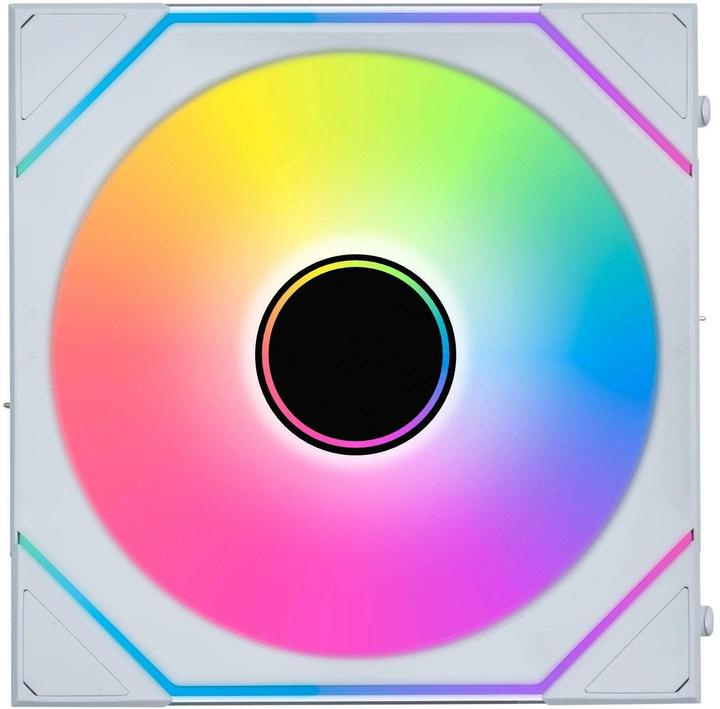 Produktbild Lian-Li UNI FAN SL-INF Wireless Lüfter, ARGB, PWM - Reverse Blade, 140mm, weiss (140 mm, 1x)