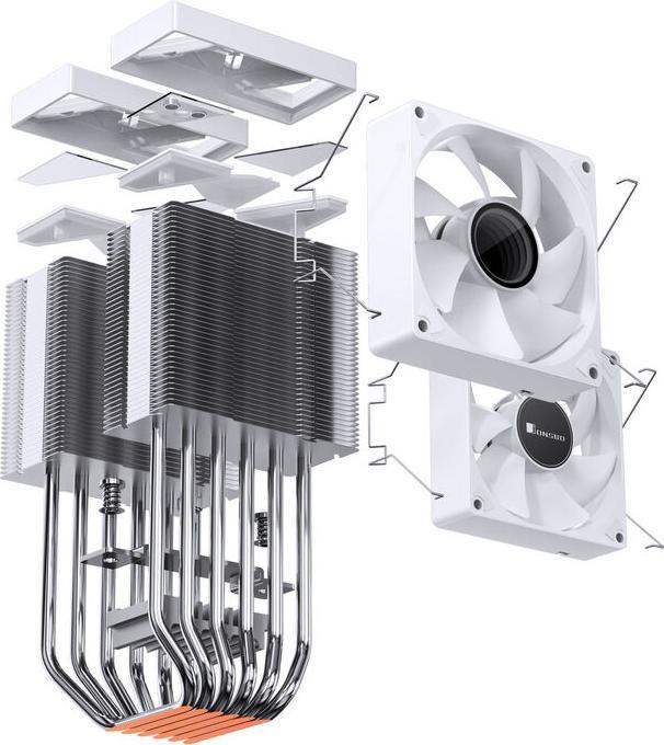 Actual product image Jonsbo CR-1400 DV2 - white (136 mm)