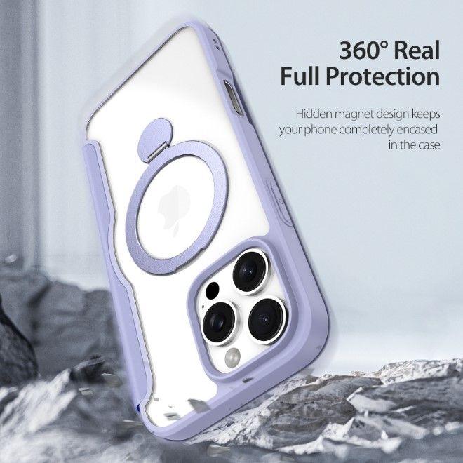 Actual product image Dux Ducis Skin X Pro 360° Ring Stand Series leather case (Apple iPhone 16 Pro Max)