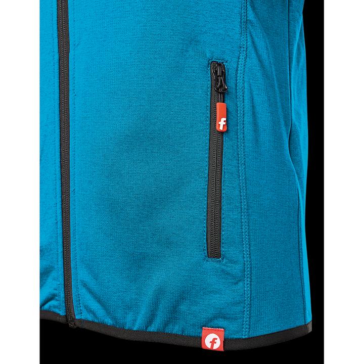 Produktbild Magni Tech-Fleecejacke türkis/schwarz meliert Gr. L Fortis Elements (L)