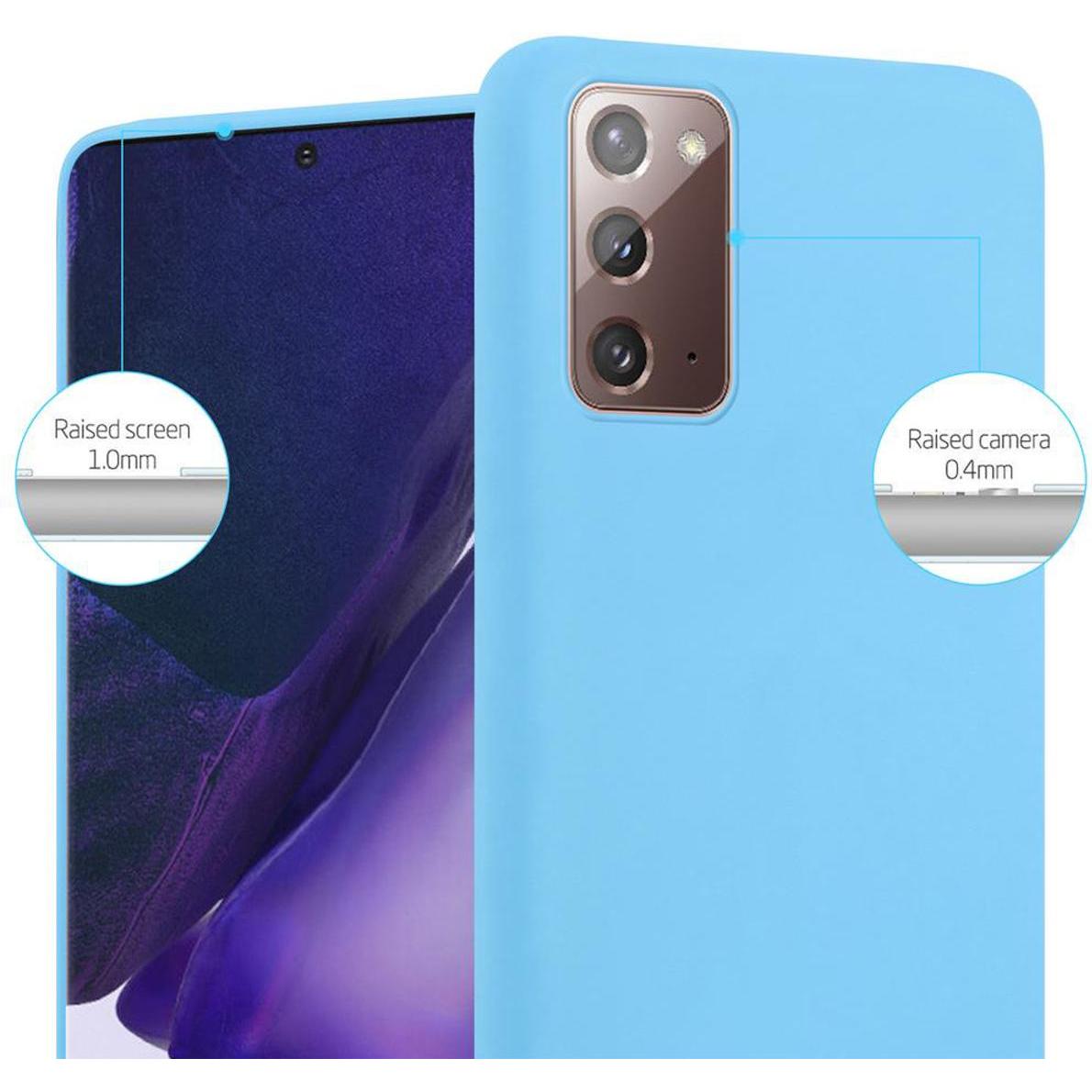 Thumbnail - Cadorabo TPU Candy Cover (Samsung Galaxy Note 20), Smartphone Hülle, Blau