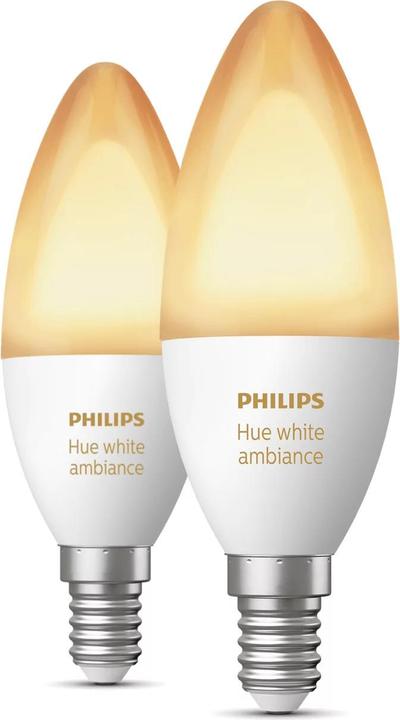 Produktbild Philips Hue White Ambiance 2er Erweiterung (E14, 6 W, 2 x)