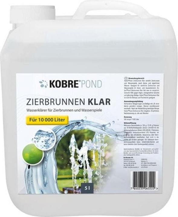 Produktbild Kobre Pond Zierbrunnen klar
