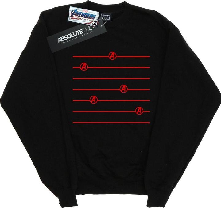 Produktbild Avengers Endgame Logo Streifen Baumwolle Sweatshirt (4XL)