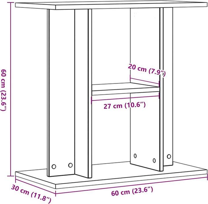 Immagine prodotto vidaXL Aquariumständer