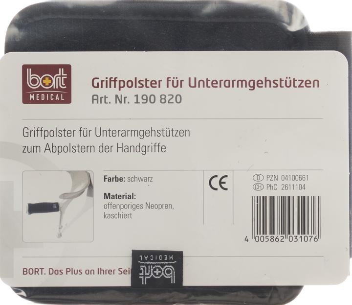 Immagine prodotto Bort Medical Cuscinetto della maniglia in velluto nero