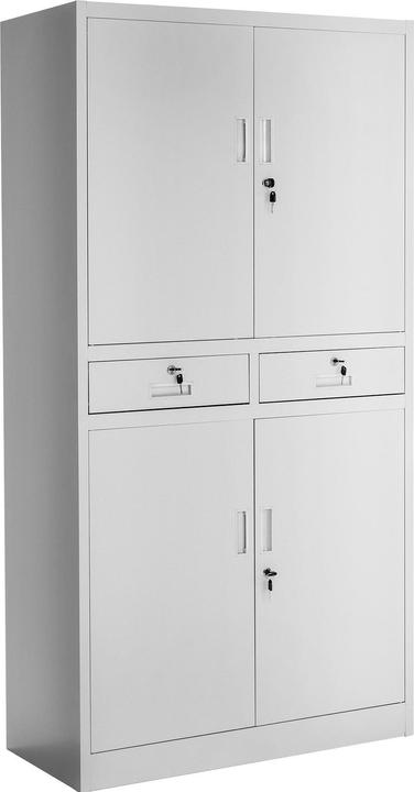 Image du produit tectake Armoire de classement (80 x 40 x 180 cm)