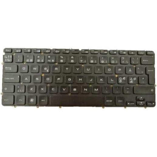 Dell Keyboard (NORTH EUROPEAN), Notebook Ersatzteile, Schwarz