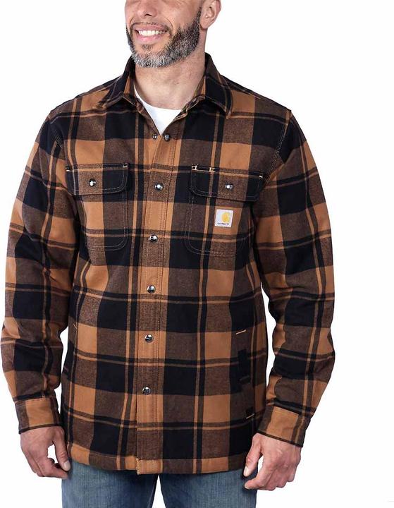 Produktbild Carhartt Flannel Sherpa-Lined Shirt Jacket (XL)