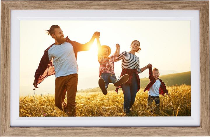 Actual product image Rollei Digitaler Bilderrahmen Smart Frame WiFi 152 Holzoptik Eiche (15.60", 1920 x 1080 pixels)