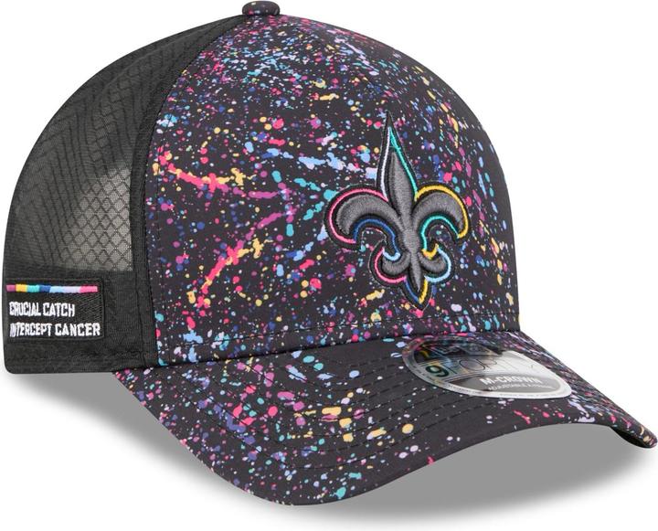 Actual product image New Era 9Forty Mcrown Trucker Cap Crucial New Orleans Saints