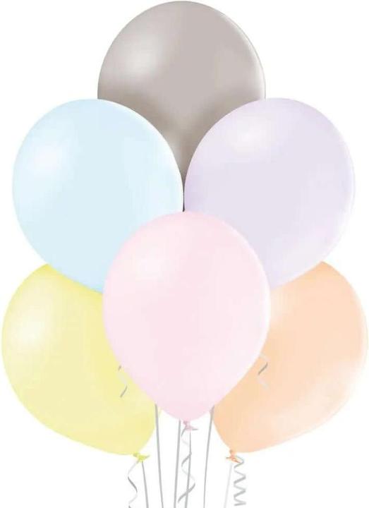 Actual product image Belbal Balloon Macaron Multicolor, Ø 30 cm, 50 pieces (50 x)