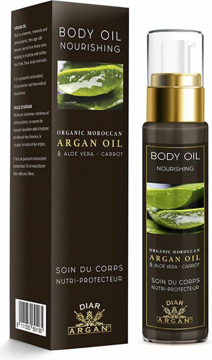 Immagine prodotto Diar Argan Olio Corpo Nutriente all'Argan con Aloe Vera e Carota - 50 ml (Olio corpo, 50 ml)