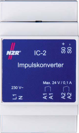 Actual product image NZR IC 2 Pulse converter, Suitable for electricity, gas, water, etc.
