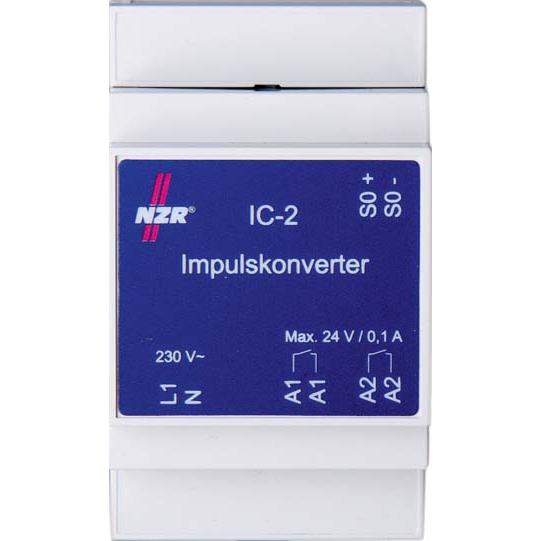 NZR IC 2 Convertitore di impulsi, adatto per elettricità, gas, acqua, ecc. (Case), Accessori di elettronica + Alloggiamento