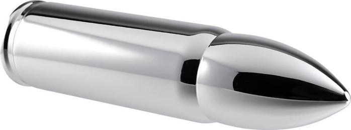 Actual product image Zero Tolerance -Full Metal Love - 7 Powerful Speed & Function Rechargeable Bullet - Silver