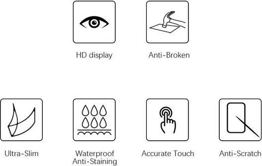 Actual product image MU Budget Protective glass screen protector (1 Piece, Realme Pad Mini)