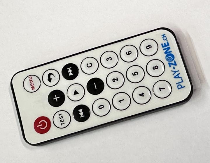 Actual product image Play-Zone Ultra-thin infrared remote control with 21 buttons NEC codi (Infrared)
