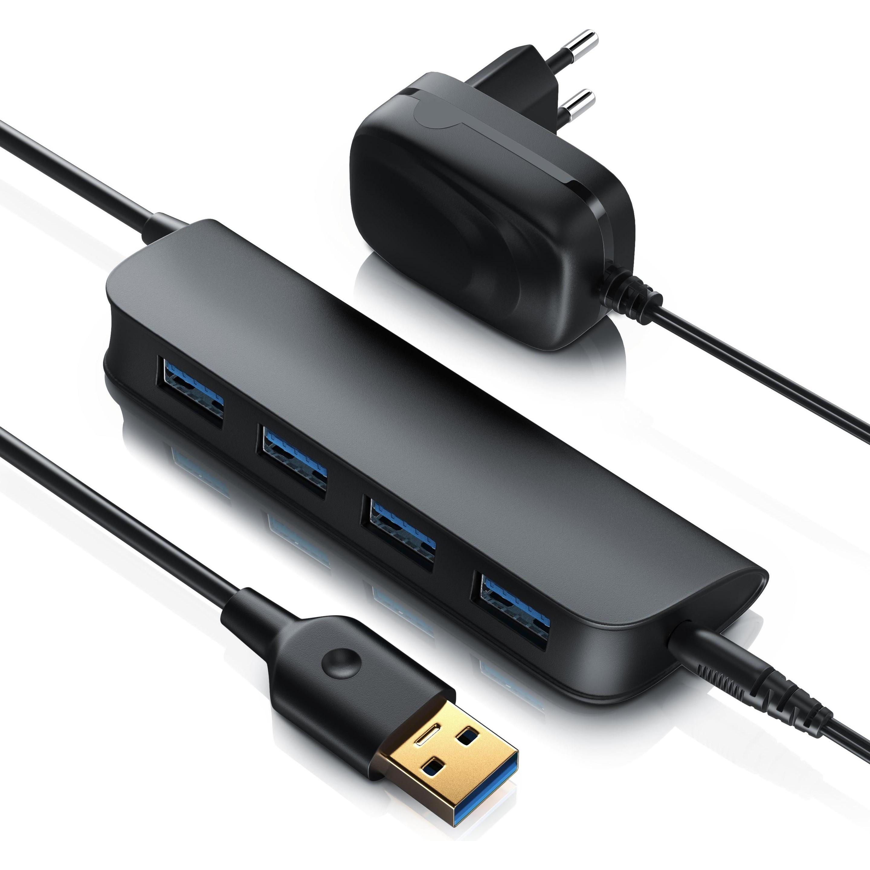 Thumbnail - Primewire Super Speed (USB-A, 4 Ports), Dockingstation + USB Hub, Schwarz