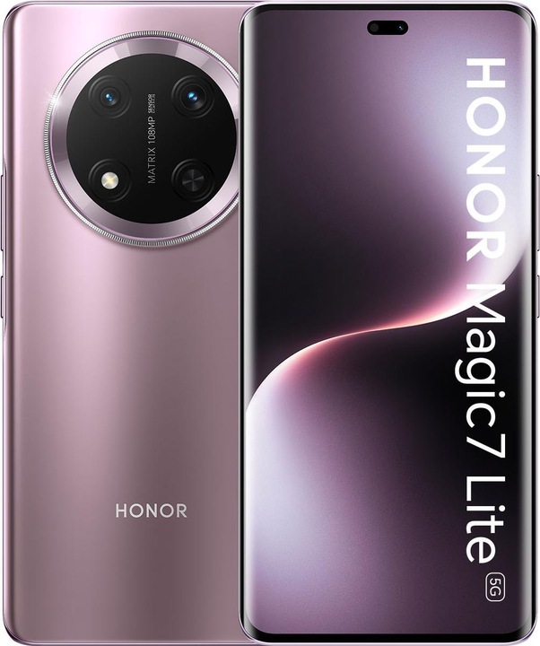 Honor Magic7 Lite (256 GB, Titanium Purple, 6.78", Dual SIM, 108 Mpx, 5G)
