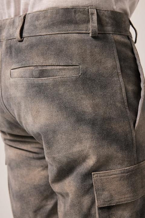 Actual product image JP1880 Leder-Bermuda, Tracht, Rindleder, Cargotaschen, Regular Fit, bis 72 (56)